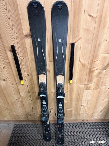 Used Salomon E Astra + Lithium 154cm Skiing & Skitouring