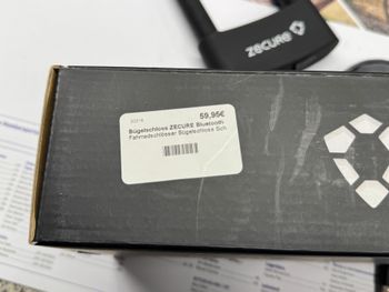 Brugt zecure Bluetooth Bügelschloss 2024 bike — billede 2 af 3