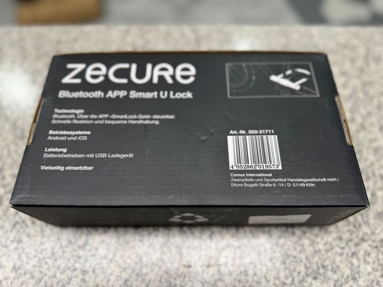 Brugt zecure Bluetooth Bügelschloss 2024 bike — billede 3 af 3