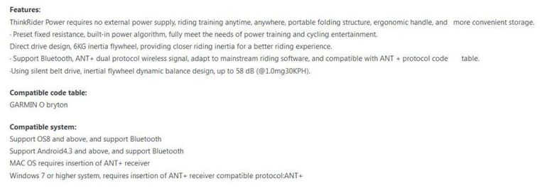 Used ThinkRider X5 Neo Smart Trainer bike — image 5 of 6