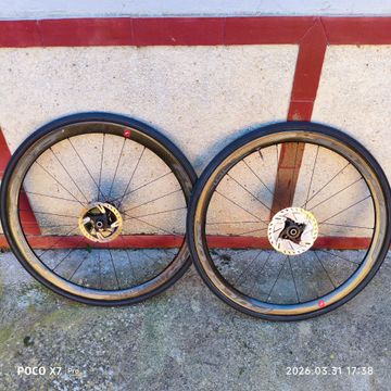 2020 Fulcrum Speed 40T Tubular Wheelset Wheels usato