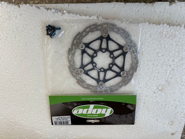 Used Hope Saw Disc Brake Rotor 160 mm 6-Bolt Floating bike — image 3 of 4