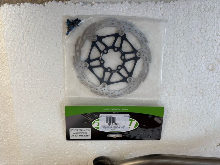 Used Hope Saw Disc Brake Rotor 160 mm 6-Bolt Floating bike — image 2 of 4