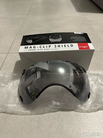 MET, chrome iridium Mag-Clip shield