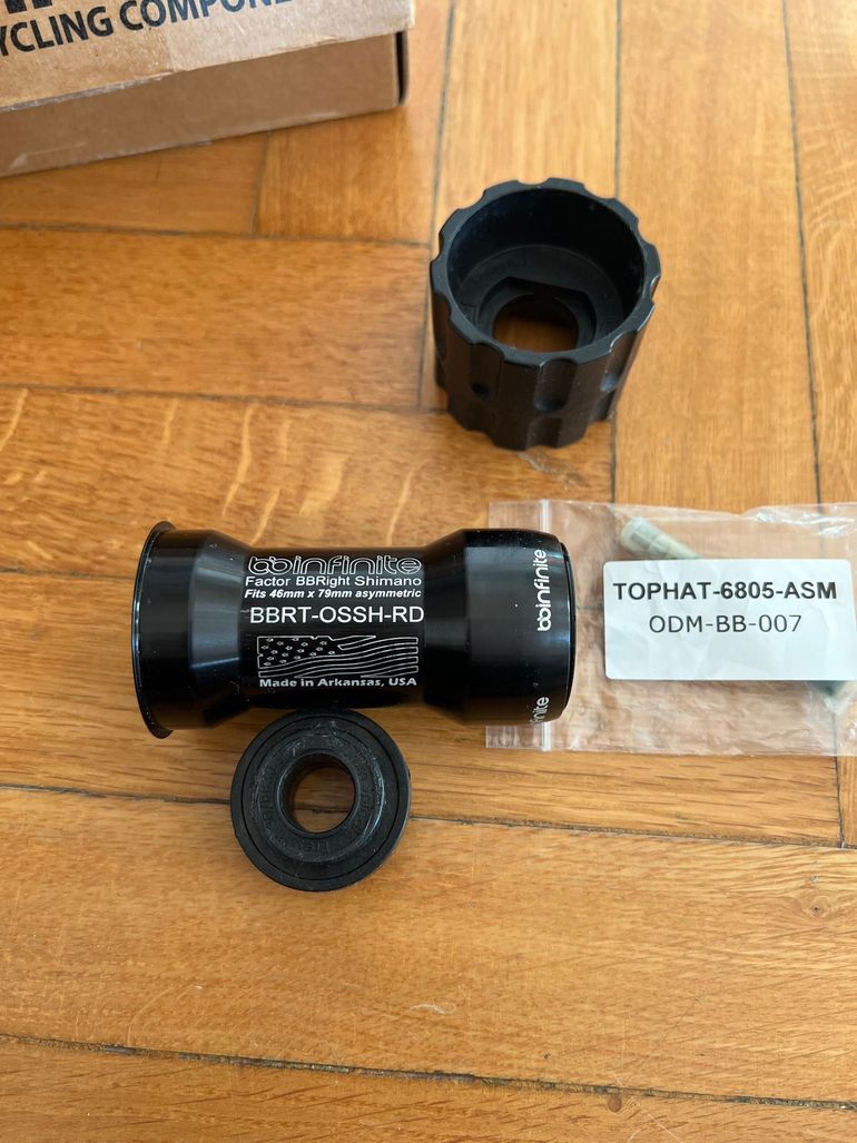 Used BBInfinite BBInfinite BBRight 79mm DirectFit Shimano Bottom Bracket bike — image 2 of 2