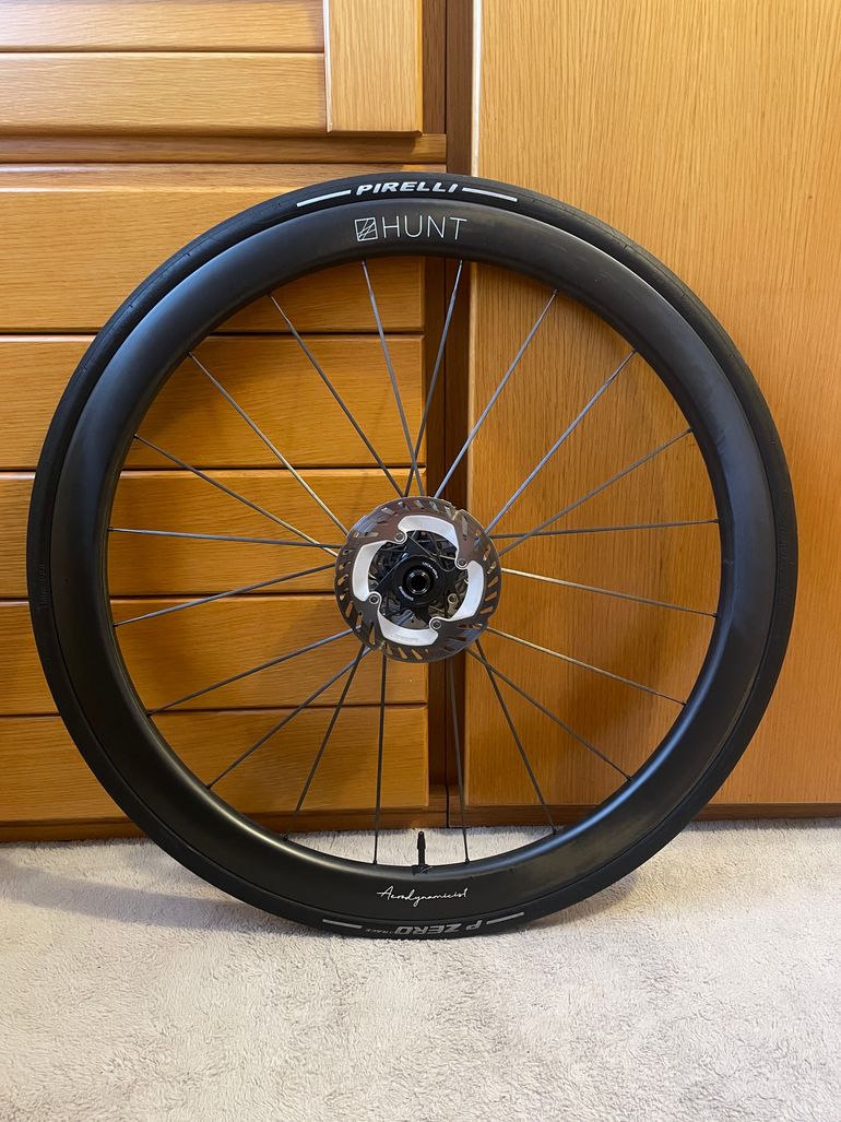 Tweedehands Hunt Wheels Hunt 44 UD Carbon Spoke Disc Wheelset 2025 bike — afbeelding 1 van 5
