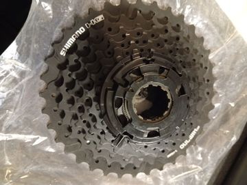 Used Shimano CS-HG200 9-speed 11-36T Cassette Drivetrain & Pedals