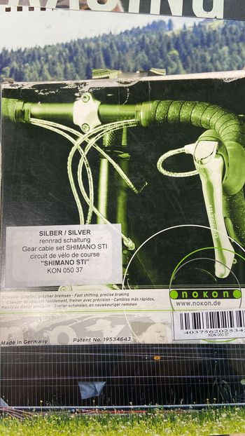 Used Nokon Guaine cambio Shimano STI silver KON 05037 bike