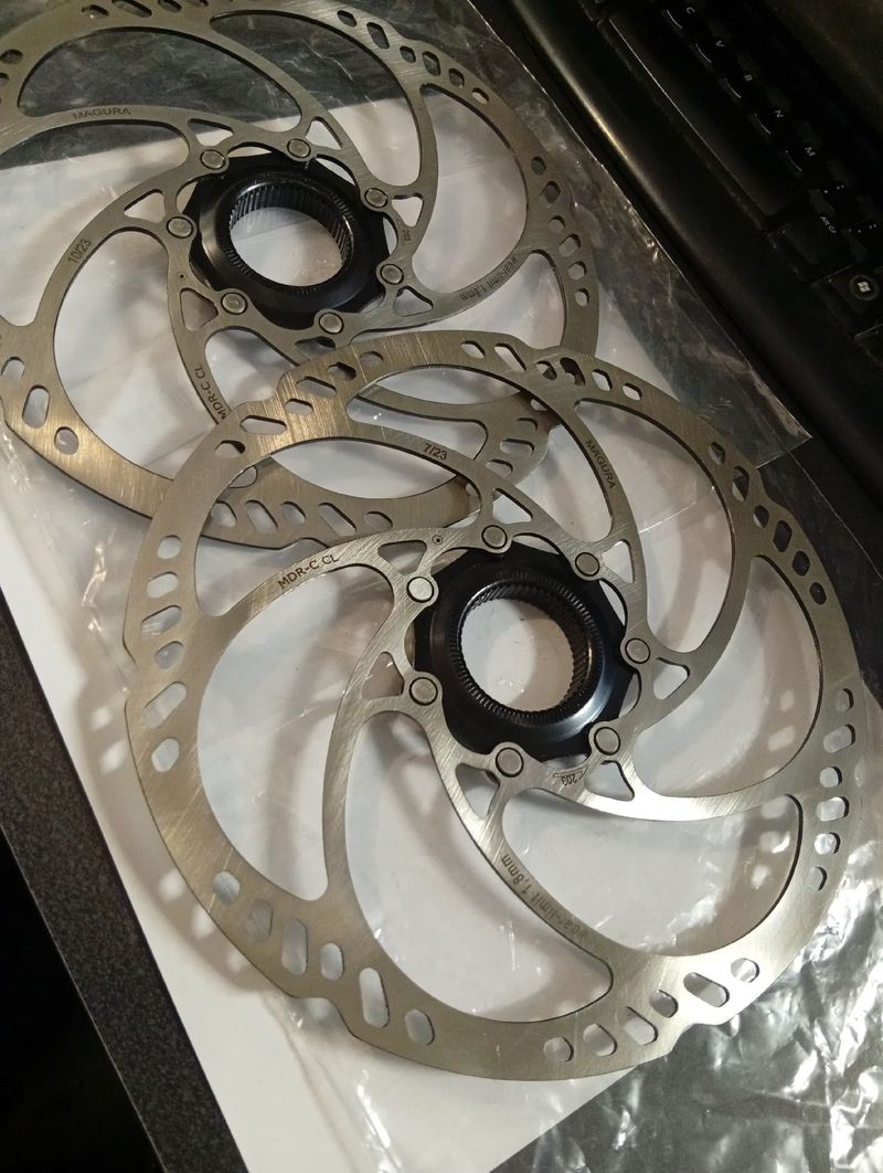 Used Magura MDR-C 203mm Centerlock Disc Rotors Brakes