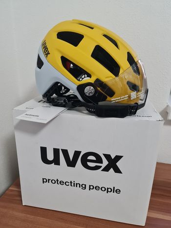 Uvex, Uvex Finale Visor Sunbee-Cloud Matt Size 52-57cm