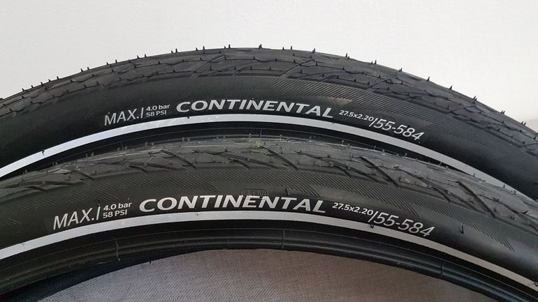 Used Continental Continental Contact Plus City 27,5x2,2" Safety Plus Breaker. bike — image 7 of 14
