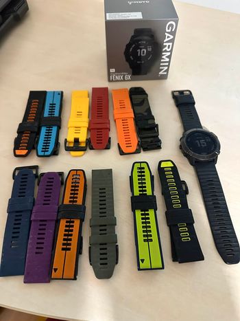 Used Garmin Garmin Fenix 6X Pro GPS Watch 2021 bike