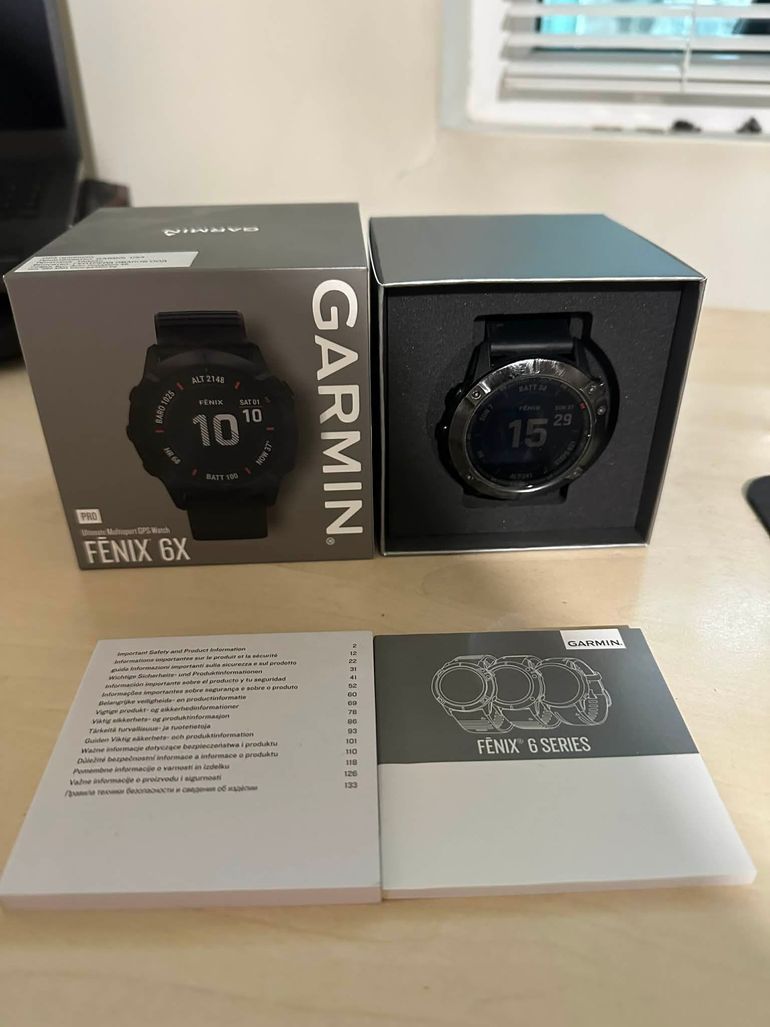 Used Garmin Garmin Fenix 6X Pro GPS Watch 2021 bike — image 2 of 4