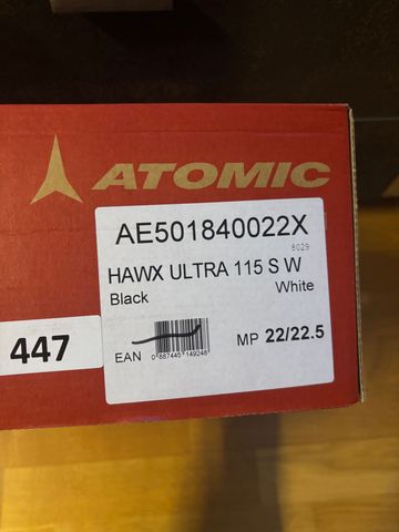 Used Atomic Hawx Ultra 115 S Ski Boots Gr. 22/22, 5 bike — image 3 of 3