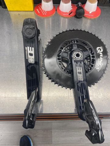 Gebrauchtes Rotor 3D+ Crank with Power Meter Drivetrain & Pedals