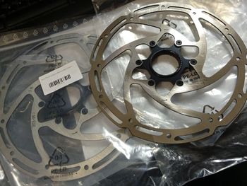 Used Tektro TR-35 203mm Center-Lock Disc Brake Rotor bike — image 4 of 4