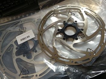 Used Tektro TR-35 203mm Center-Lock Disc Brake Rotor bike — image 3 of 4