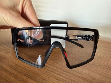Używany Rudy project Okulary Kelion Black Gloss - ImpactX Photochromic Cycling Accessories