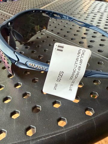 Rudy project Okulary PROPULSE BLUE NAVY MATTE - MULTILASER ORANGE bike usato — immagine 5 di 12
