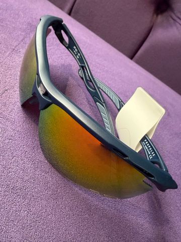 Rudy project Okulary PROPULSE BLUE NAVY MATTE - MULTILASER ORANGE bike usato — immagine 11 di 12