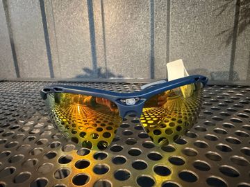 Używany Rudy project Okulary PROPULSE BLUE NAVY MATTE - MULTILASER ORANGE Cycling Accessories