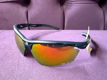 Rudy project Okulary PROPULSE BLUE NAVY MATTE - MULTILASER ORANGE bike usato — immagine 6 di 12