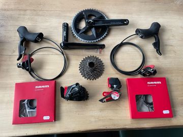 Used 2021 SRAM Rival eTap AXS D1 2x12-Speed Power Meter Groupset Groupset