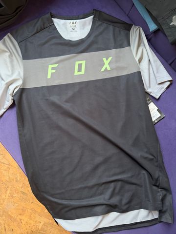 Brugt Fox Koszulka Flexair Arcadia Black Cycling Clothing