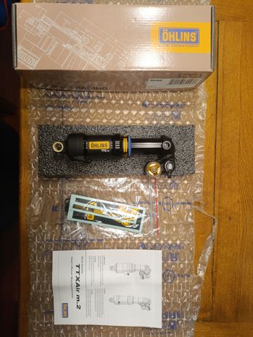 Gebrauchtes Öhlins TTX1 Air M.2 185x55 Trunnion Rear Suspension