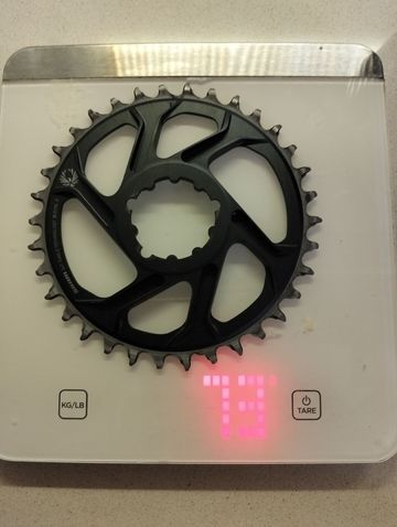 2025 Sram X-Sync 2 Eagle 34T Chainring Drivetrain & Pedals usato