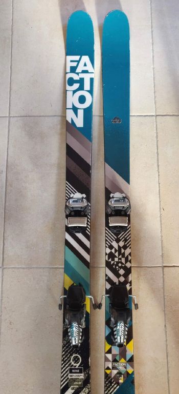 Faction, Nine Freeride Skis 187cm + Marker Griffon Bindings