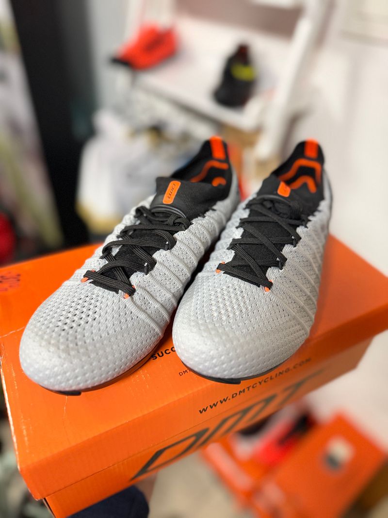 Used Dmt KR SL size 39, new road cycling shoes, grey, shoelaces 2025 Cycling Shoes