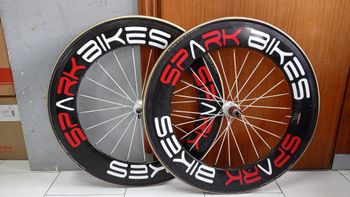 Shimano, COPPIA RUOTE CORSA IN CARBONIO 90MM RIM BRAKE  USATO