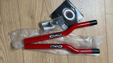 Oval Concepts Oval A900 Carbon S-Bend Aero Bar Extensions Cockpit usato