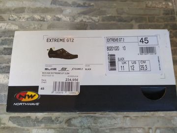 Brugt Northwave EXTREME GT 2 Black maat 45 bike — billede 1 af 5