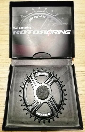Used Rotor Q-Ring MTB Oval Chainring Drivetrain & Pedals