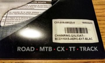 Used Rotor QXL 53T Aero Chainring Drivetrain & Pedals