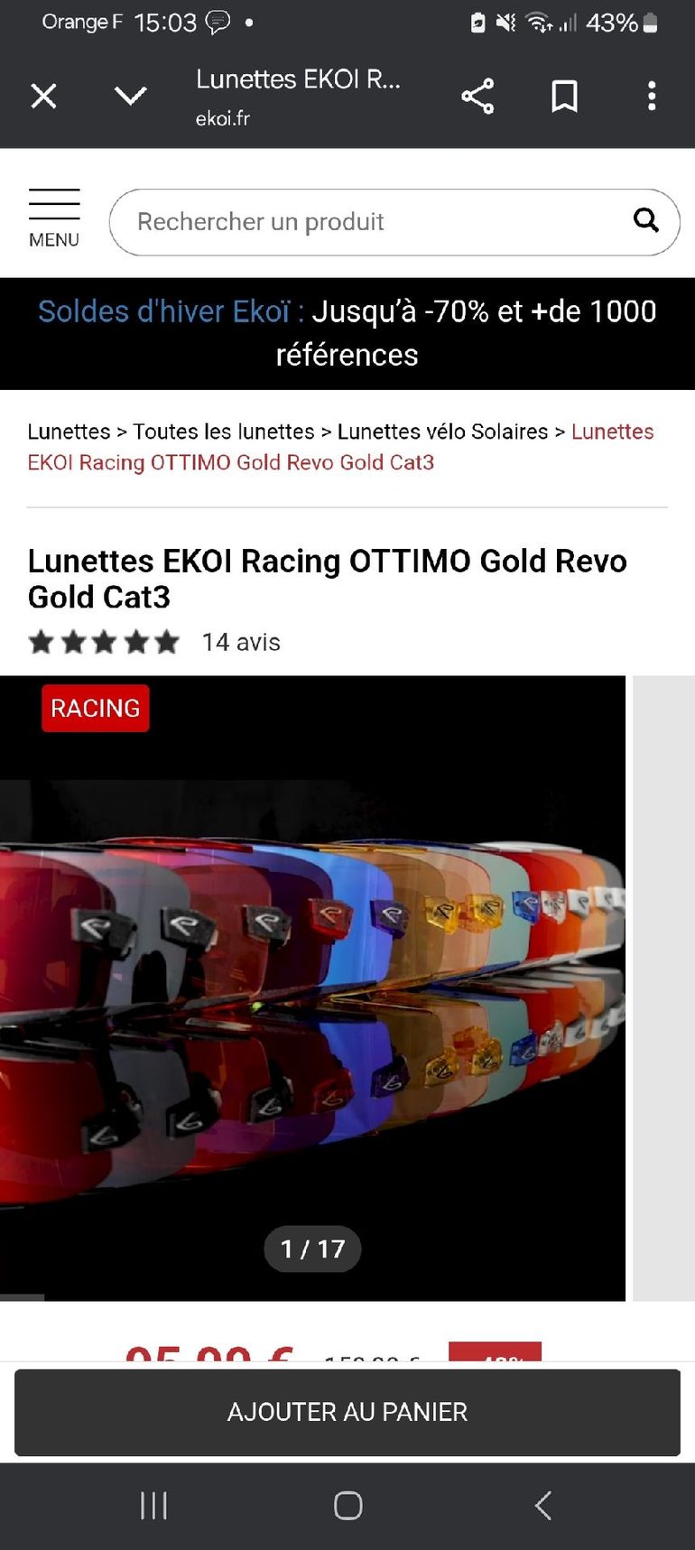 Used 2025 Ekoï Ottimo Lunettes bike — image 2 of 5
