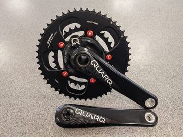 Used Quarq DZero GXP Carbon Power Meter Drivetrain & Pedals