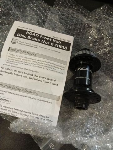 Used Shimano 105 HB-R7070 Front Hub 12x100mm 36H bike — image 3 of 7