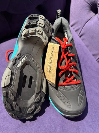 Used Shimano MTB shoes  MT3 bike — image 6 of 7