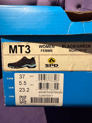 Used Shimano MTB shoes  MT3 bike — image 7 of 7