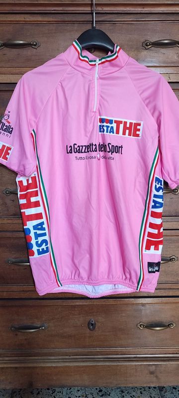 Santini Maglia Rosa Giro D'Italia 2009 Cycling Clothing usato