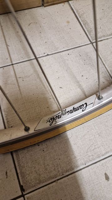 1980 Coppia ruote Campagnolo bike usato — immagine 2 di 5