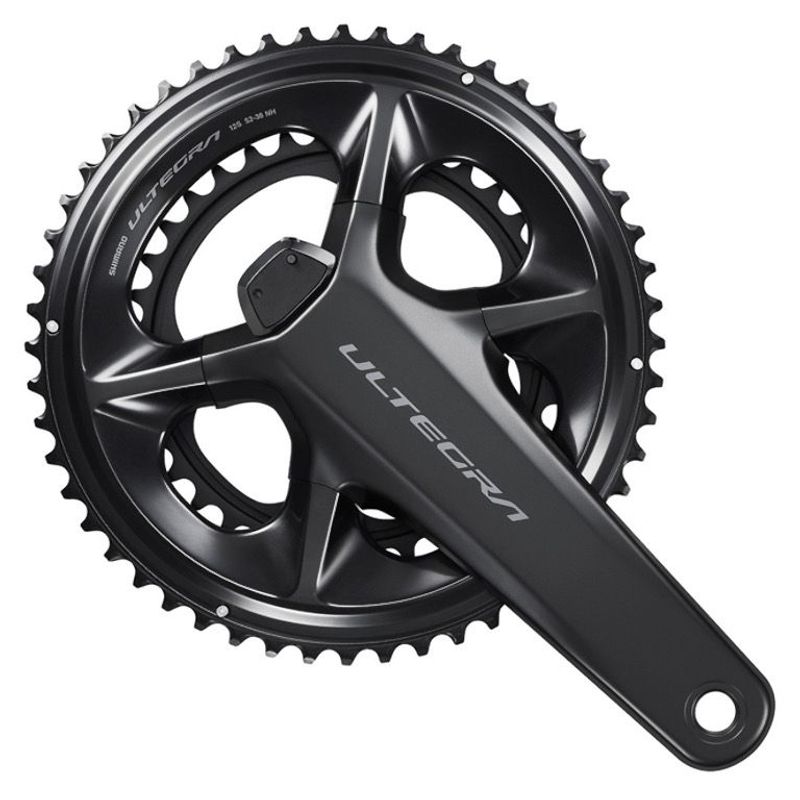 Used Shimano Ultegra FC-R8100-P Power Meter Crankset Drivetrain & Pedals