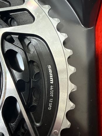 Used 2025 Corone Red 46/33 Chainrings bike — image 3 of 4
