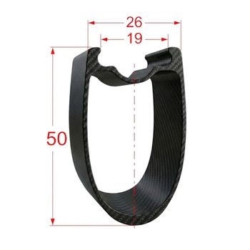 Used Carbonix Carbon Wheels ENTRY 50 for Road Bike | Disc Brake | 1510 g bike — image 17 of 17