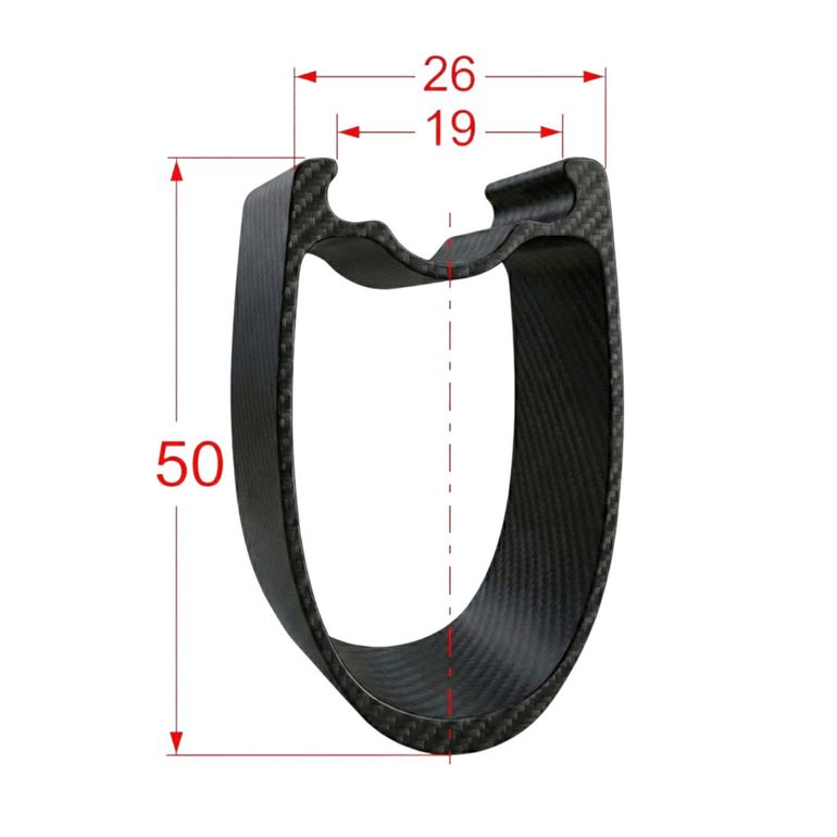 Used Carbonix Carbon Wheels ENTRY 50 for Road Bike | Disc Brake | 1510 g bike — image 17 of 17
