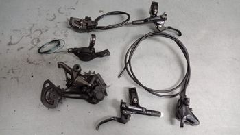 Shimano, KIT GRUPPO E FRENI  XT/SLX 12V USATO