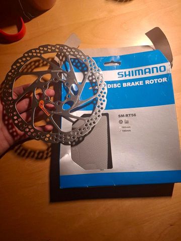 Brugt Shimano Bremscheibe 180mm Brakes